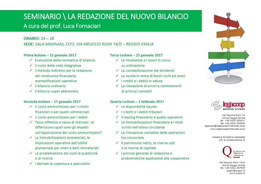 Al momento stai visualizzando ISCRIZIONI CHIUSE – Seminario sulla Redazione del Nuovo Bilancio