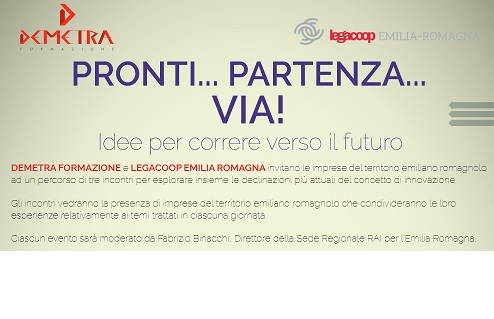 Al momento stai visualizzando “Pronti…partenza…via! Idee per correre verso il futuro”, tre incontri sull’innovazione a Bologna