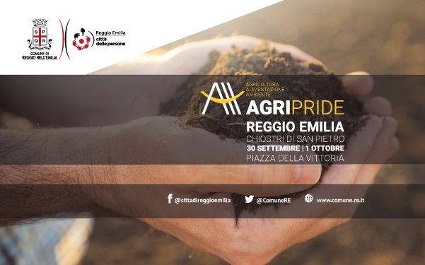 Al momento stai visualizzando Agripride, meeting dell’Agricoltura, dell’Alimentazione e dell’Ambiente, a Reggio Emilia il 29, 30 settembre e 1° ottobre
