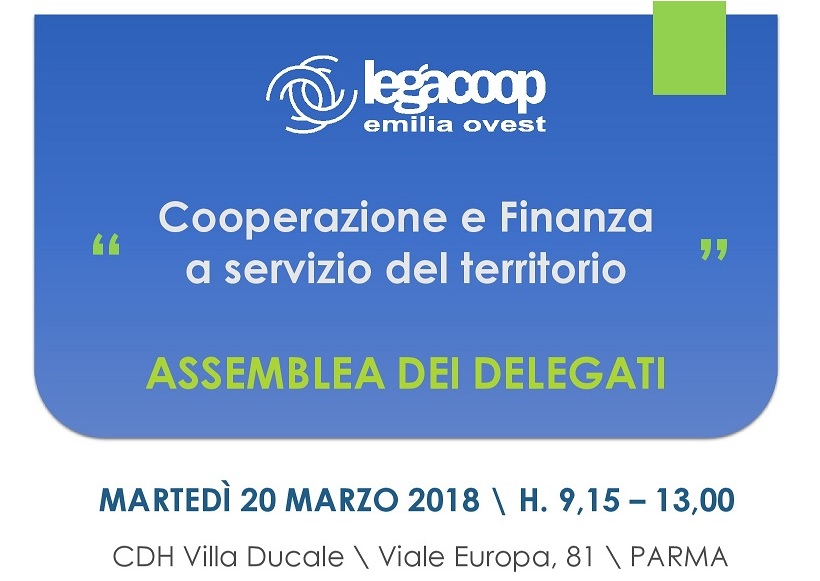 Al momento stai visualizzando “Finanza e cooperazione a servizio del territorio”: martedì 20 marzo a Parma si terrà la nostra Assemblea