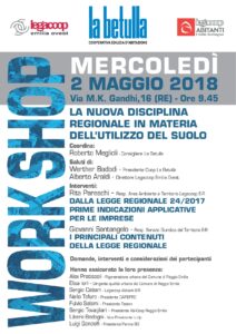 Scopri di più sull'articolo La nuova disciplina regionale in materia dell’utilizzi del suolo, un workshop con La Betulla
