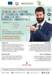 Scopri di più sull'articolo Corso gratuito IFTS: qualità, sicurezza, ambiente, energia