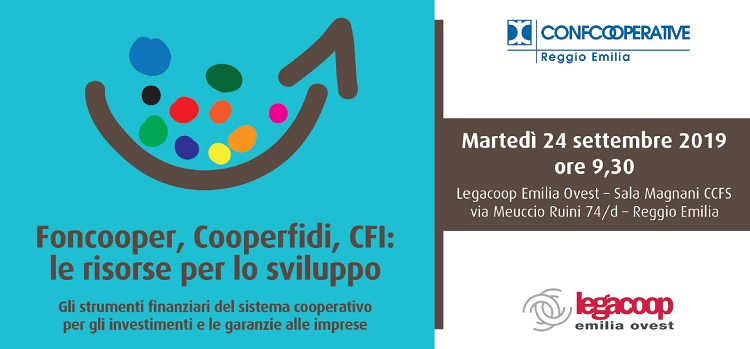 Al momento stai visualizzando Foncooper, Cooperfidi, C.F.I.: le risorse per lo sviluppo. Un incontro il 24 settembre alle 9.30
