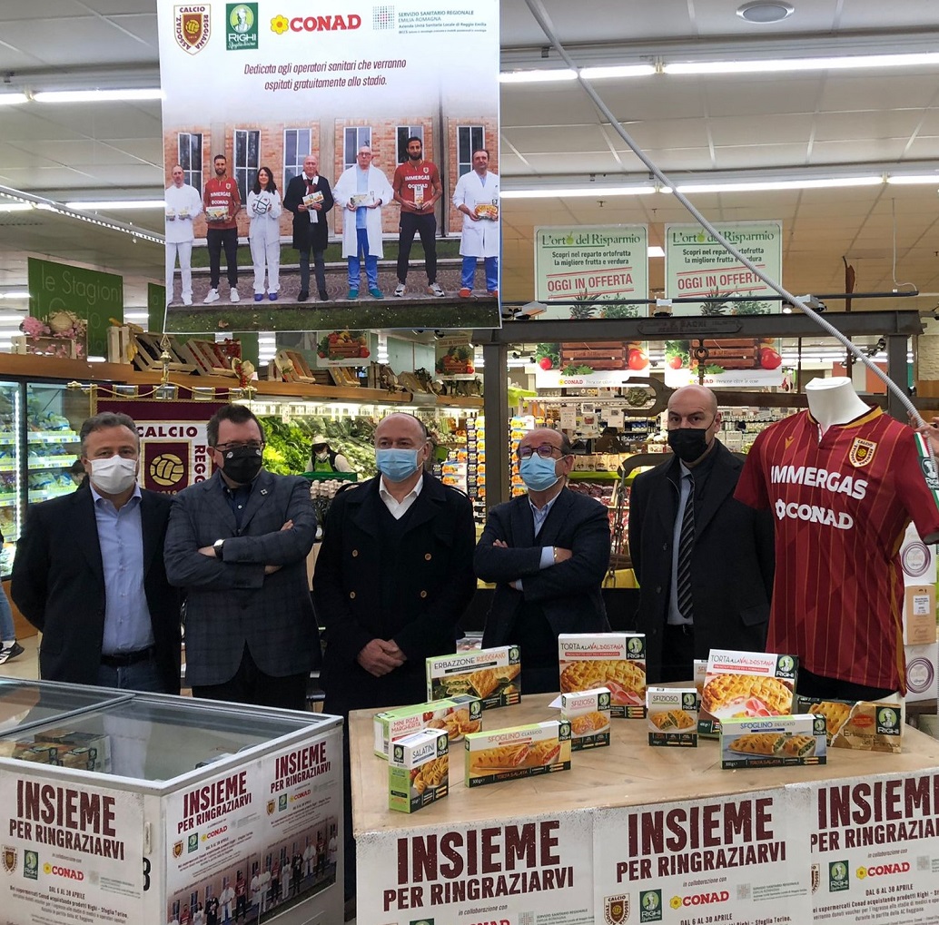 Al momento stai visualizzando Conad: Insieme per ringraziarvi, iniziativa dedicata agli operatori sanitari di Reggio