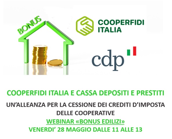 Al momento stai visualizzando Webinar Cooperfidi Italia e Cassa Depositi e Prestiti: Bonus edilizi
