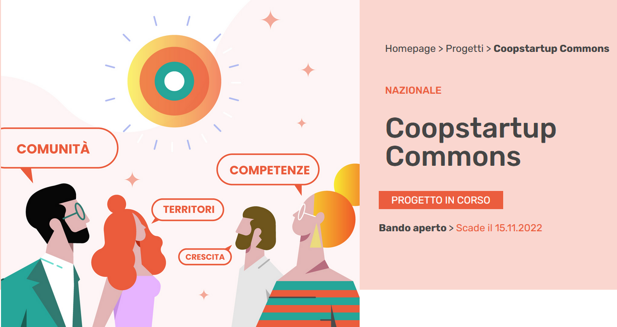 Al momento stai visualizzando Coopstartup Commons: il bando per sostenere le cooperative di comunità