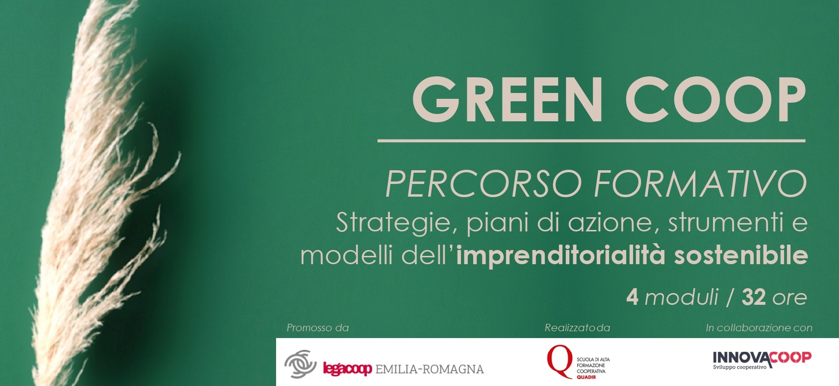Al momento stai visualizzando GREEN COOP, al via il progetto formativo promosso da Legacoop Emilia-Romagna. Quattro giornate itineranti sulle strategie sostenibili