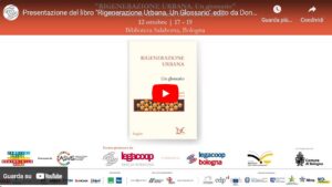 Scopri di più sull'articolo Presentazione del libro “Rigenerazione Urbana. Un Glossario”