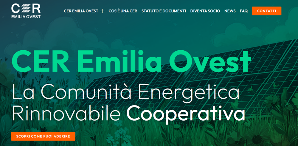 Al momento stai visualizzando CER Emilia Ovest, il sito per conoscere le opportunità dell’autoconsumo collettivo di energia rinnovabile