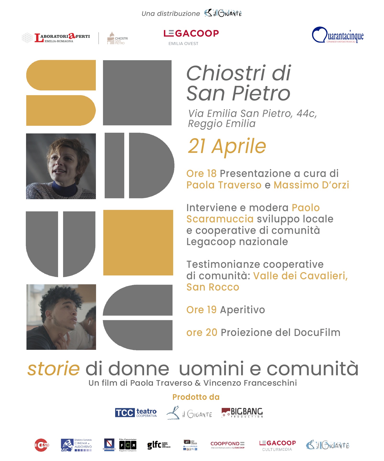 Al momento stai visualizzando Docufilm: Storie di donne, uomini e comunità